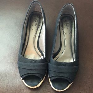 Black espadrilles